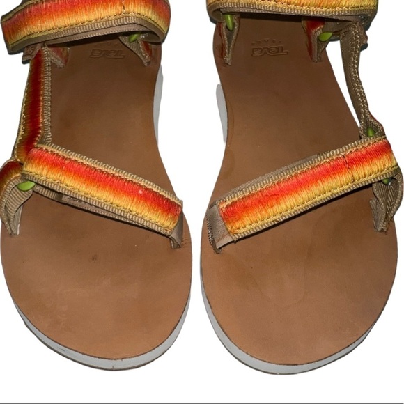 Teva Original Universal Orange Sandals - Picture 4 of 11